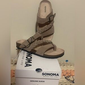 Sonoma Women's Braided Tan Sandals